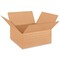 250 Pack Strong Multi Depth Corrugated Shipping Cartons for Mailing Packaging and Storage 14 x 14 x 6 inch